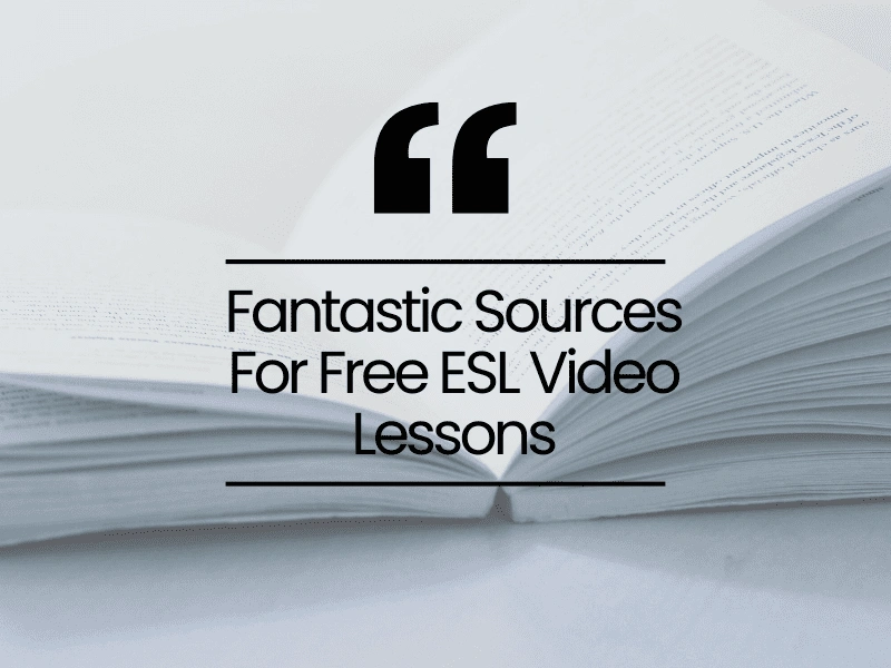 ESL Video Lessons
